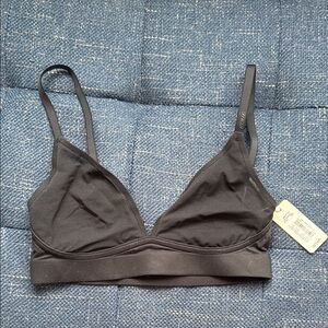 NWT Aerie Black Triangle Bralette